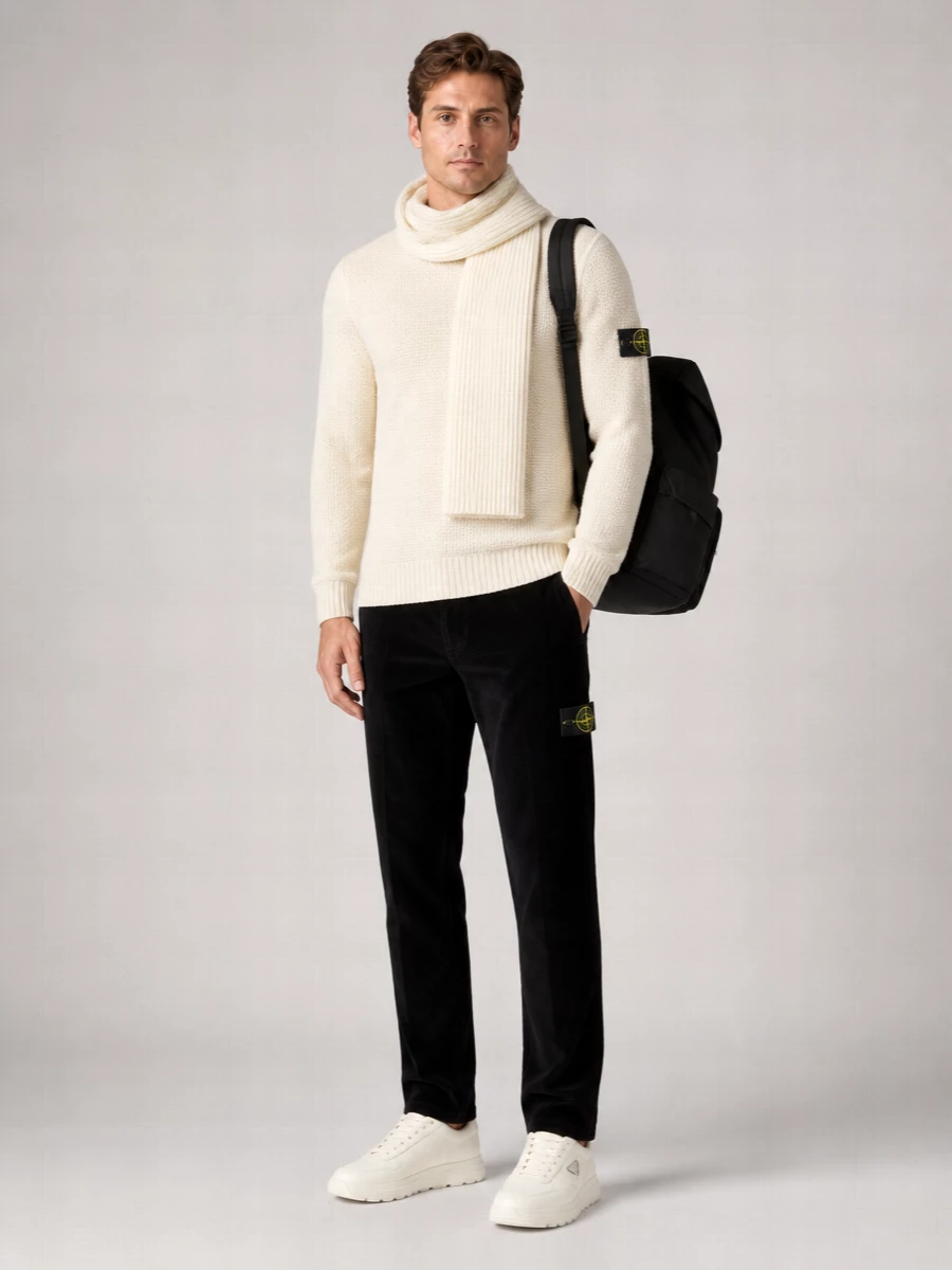Prada Leather Low-Top Sneakers