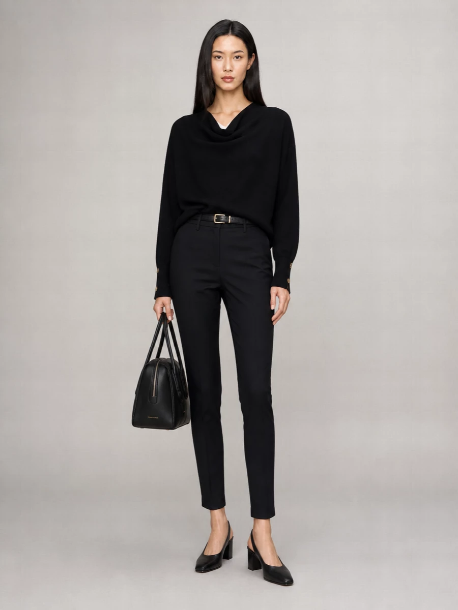 Max Mara Short-Sleeve Cady Top