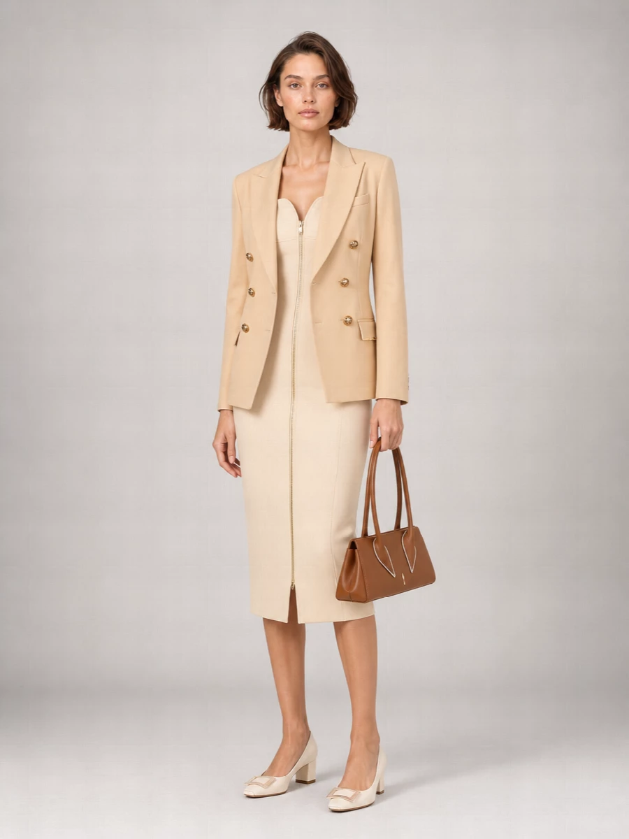 Elisabetta Franchi Double-Breasted Blazer