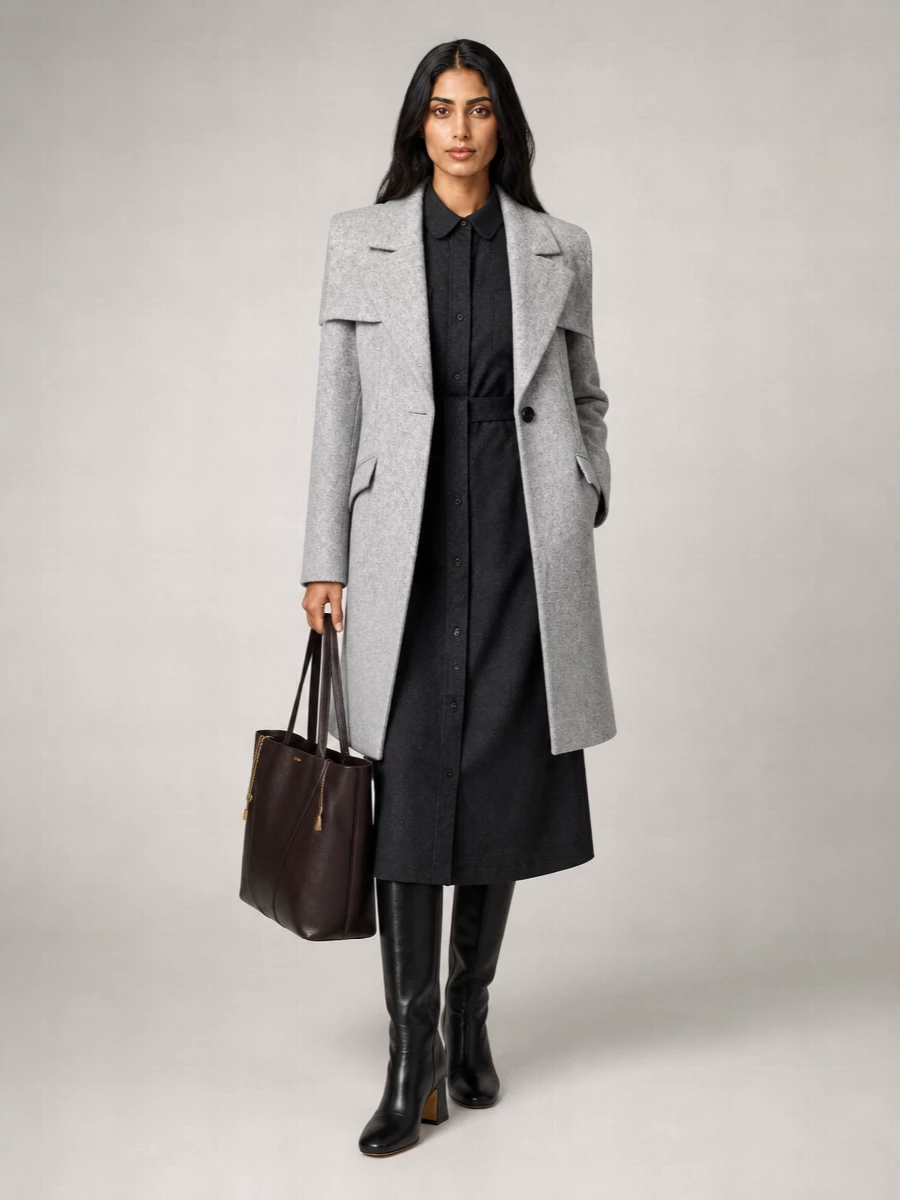 Chloé wool single breasted coat