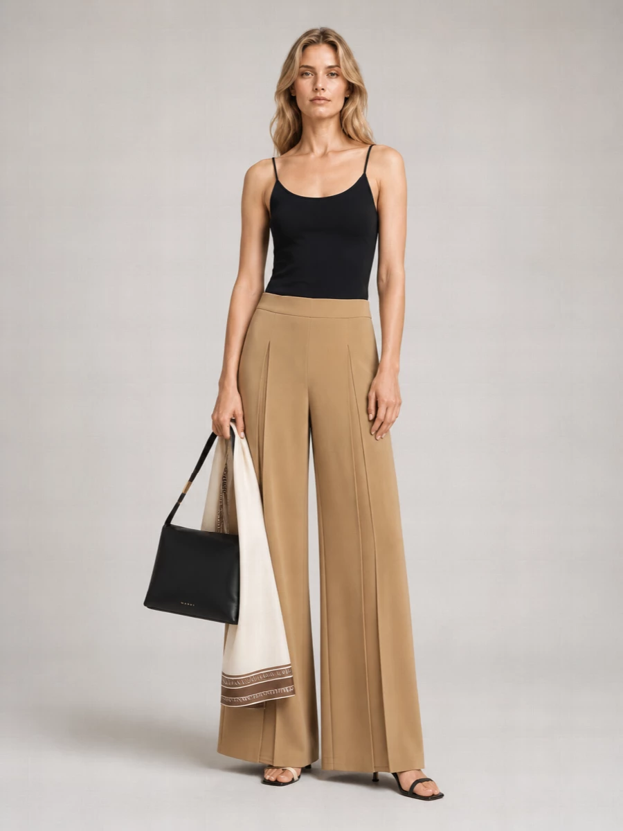 Max Mara Sweetheart Neckline Thin Strap Top