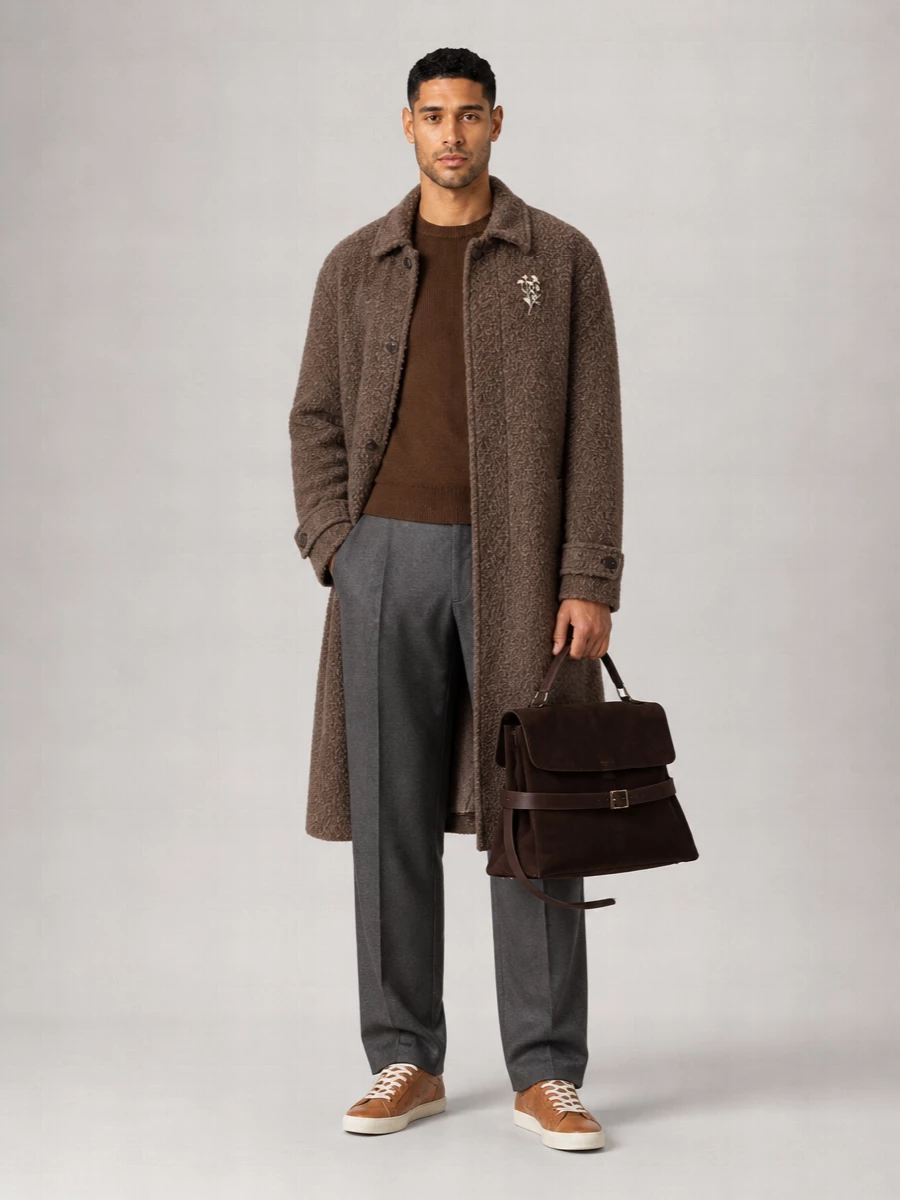 Golden Goose Viscose Single Breasted Coat