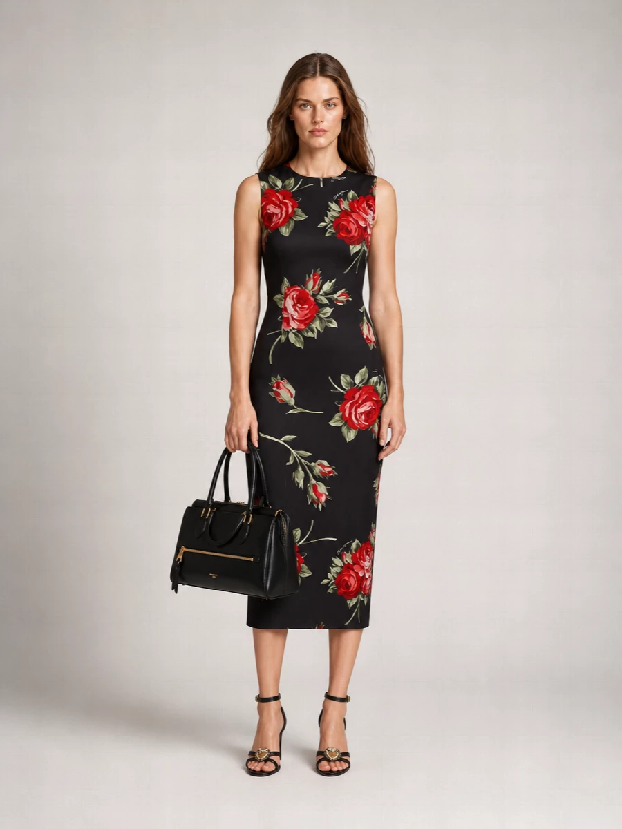Dolce&Gabbana Vittoria Medium Leather Shoulder Bag