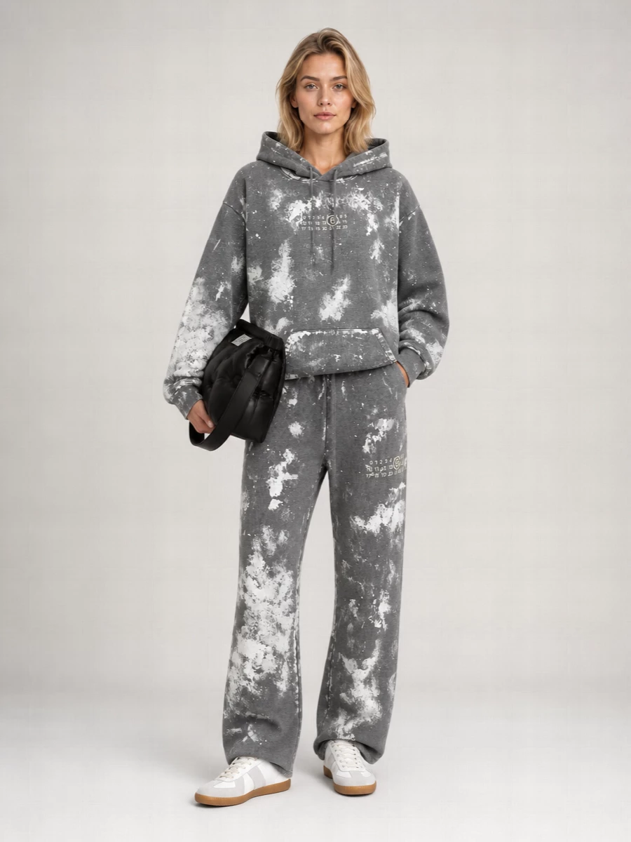 Mm6 Maison Margiela Cotton Straight-Leg Joggers