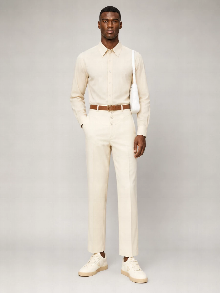 Saint Laurent Leather Belt