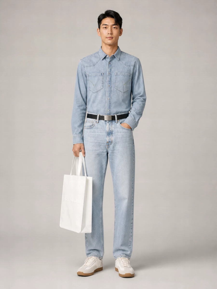 Haikure Denim Straight-Leg Jeans