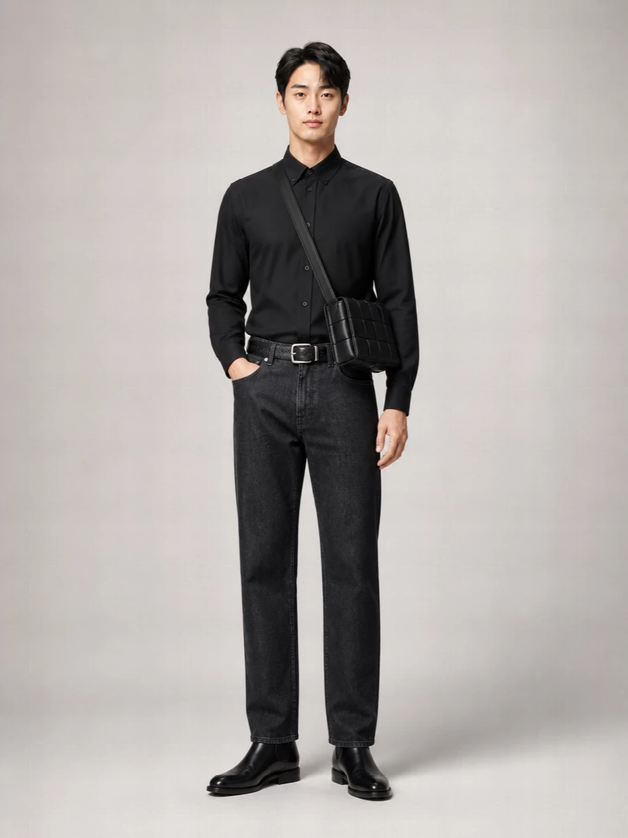 Fendi Denim Straight-Leg Regular-Fit Jeans