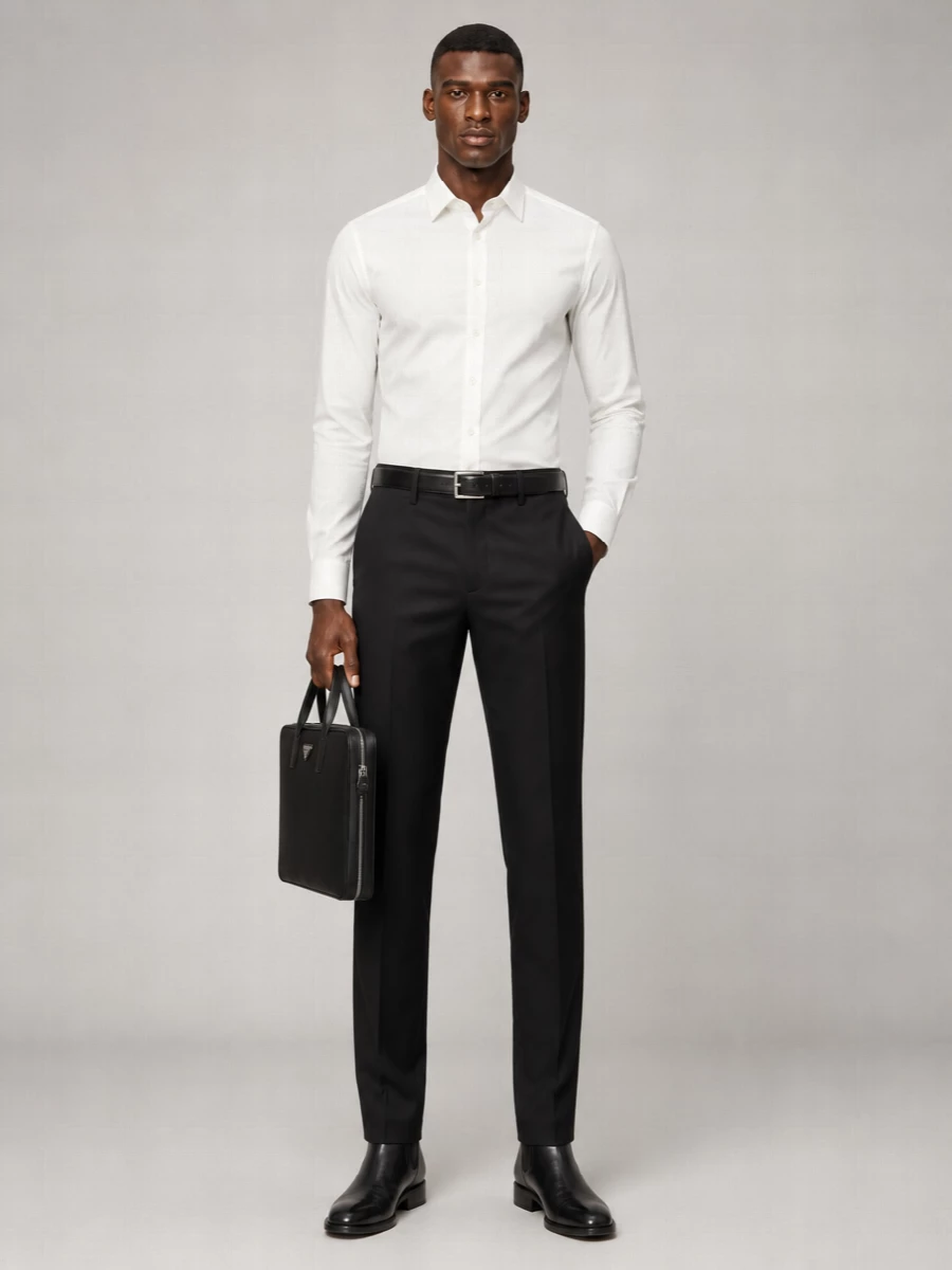 Prada Pant Polyester Stretch Belt Loops