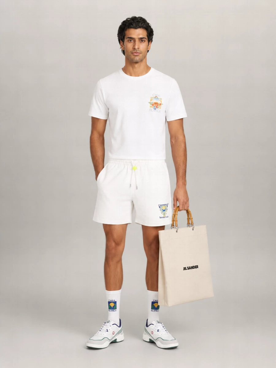Casablanca Organic Cotton Printed T-Shirt