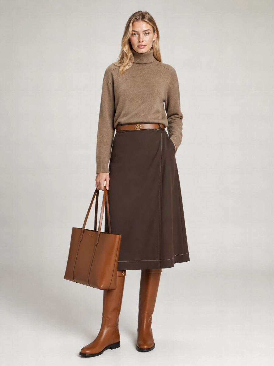 Tory Burch Perry Leather Tote Bag