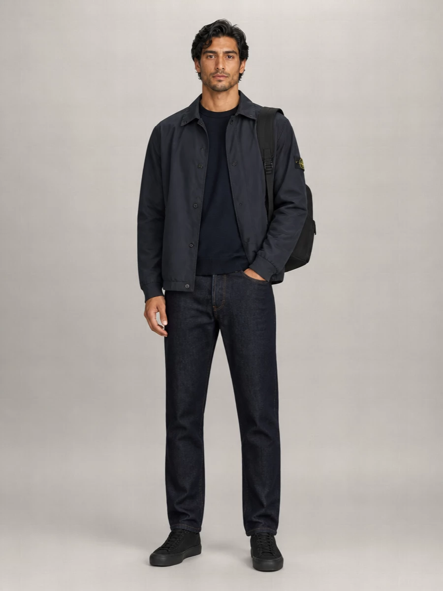 Stone Island Single Breasted Coat