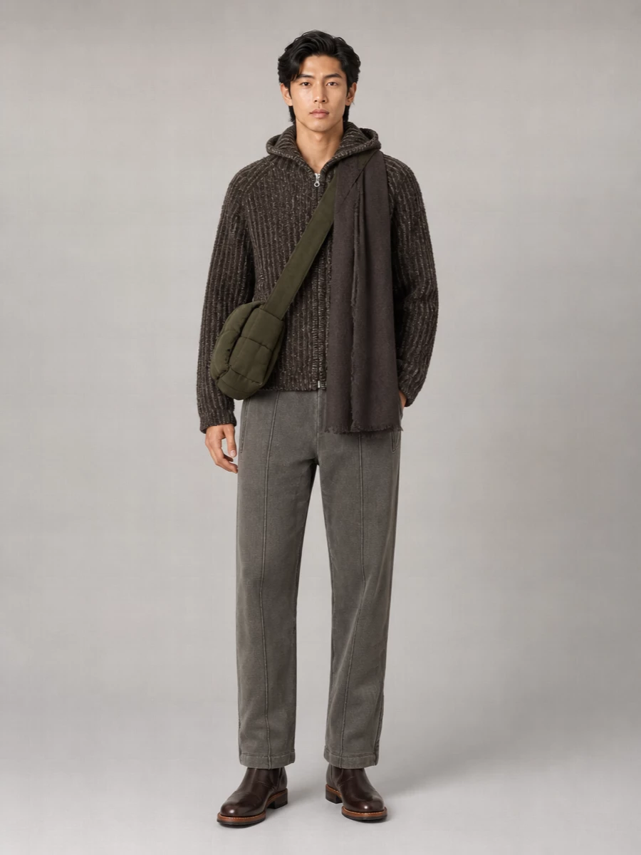 Our Legacy Hooded Long Sleeve Knitwear Pockets