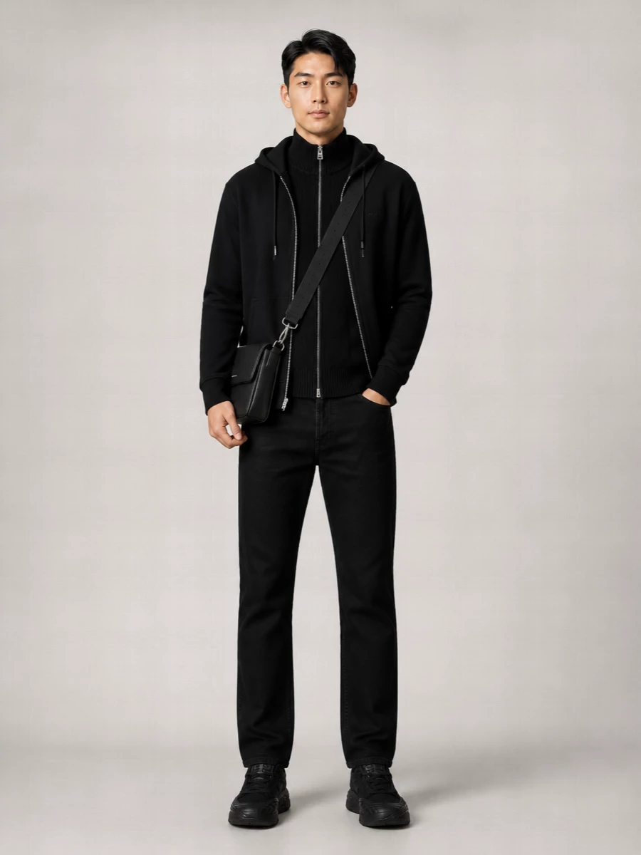 Givenchy cotton printed hooded jacket
