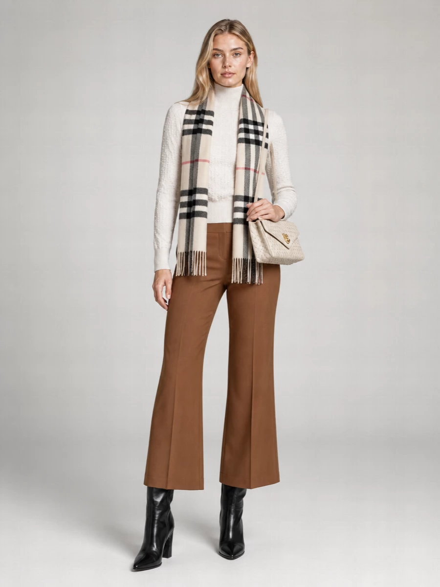 Fendi Cashmere Wool High-Neck Jumper