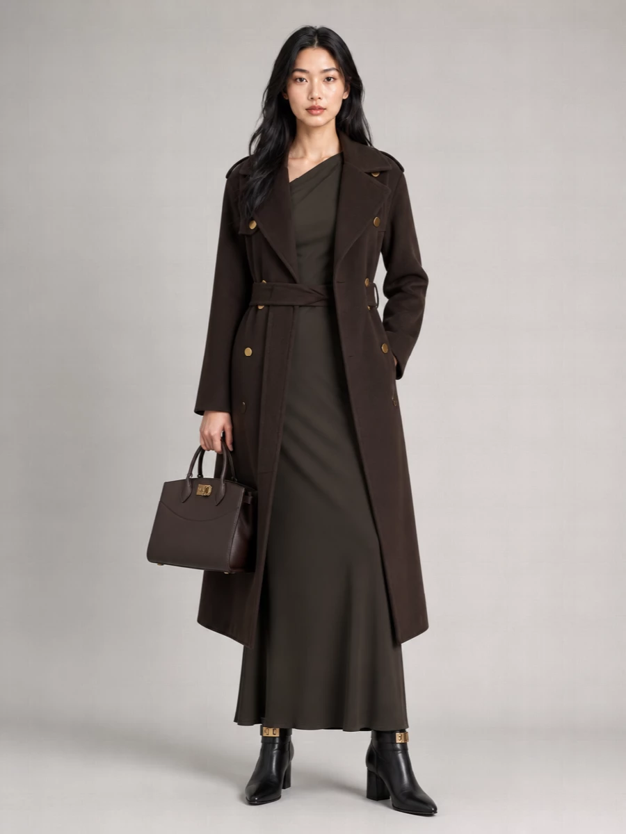 Alberta Ferretti Cashmere Wool Coat