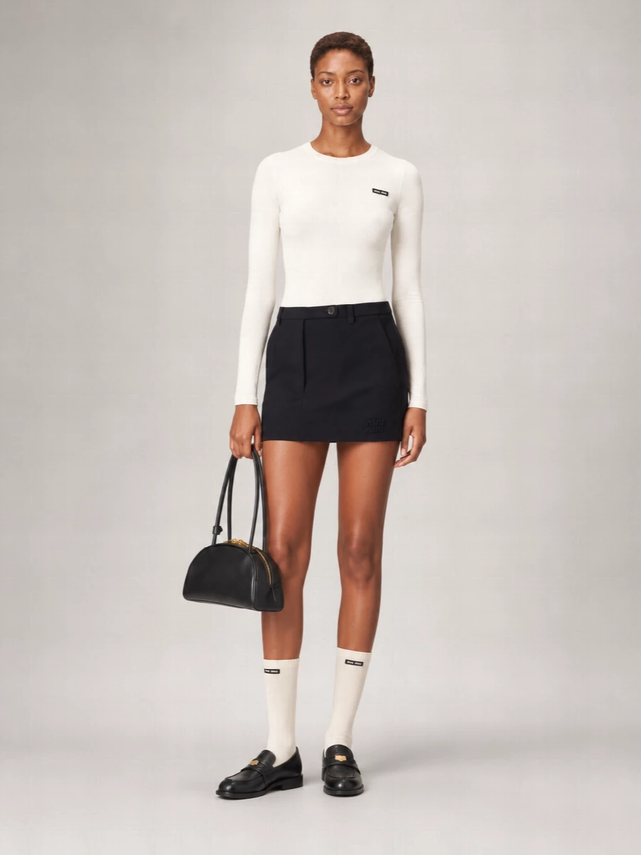 Miu Miu Leather Loafers
