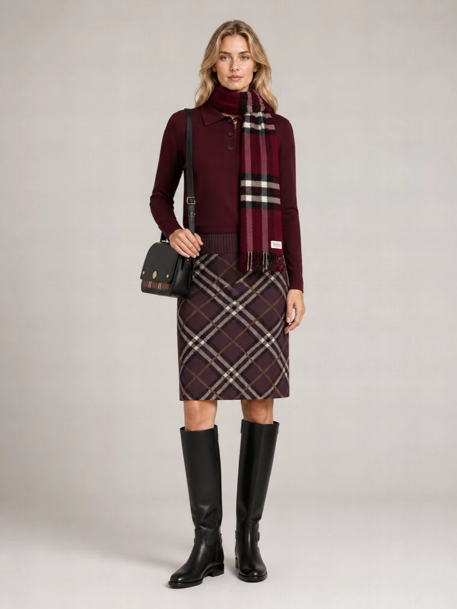 Burberry wool polo sweater