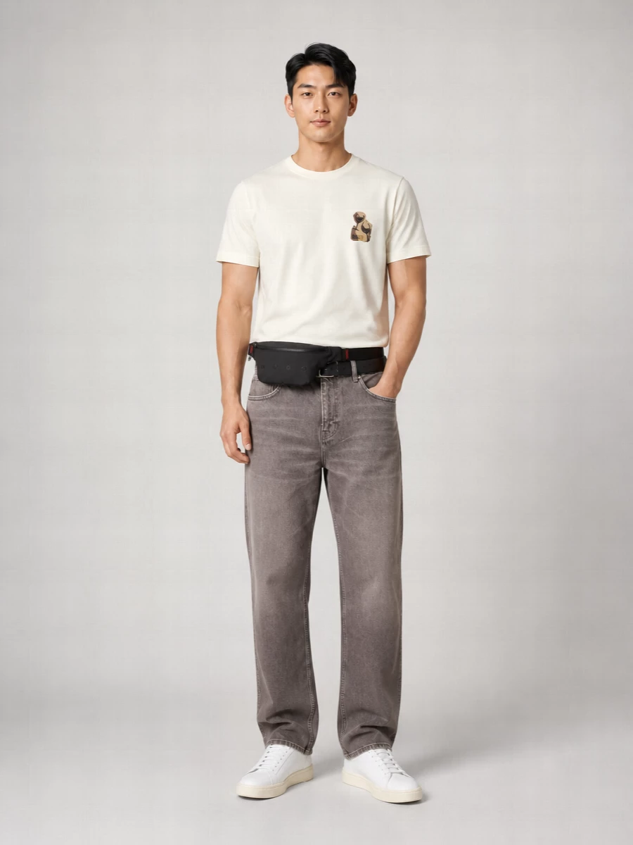 Hugo Cotton Printed T-Shirt