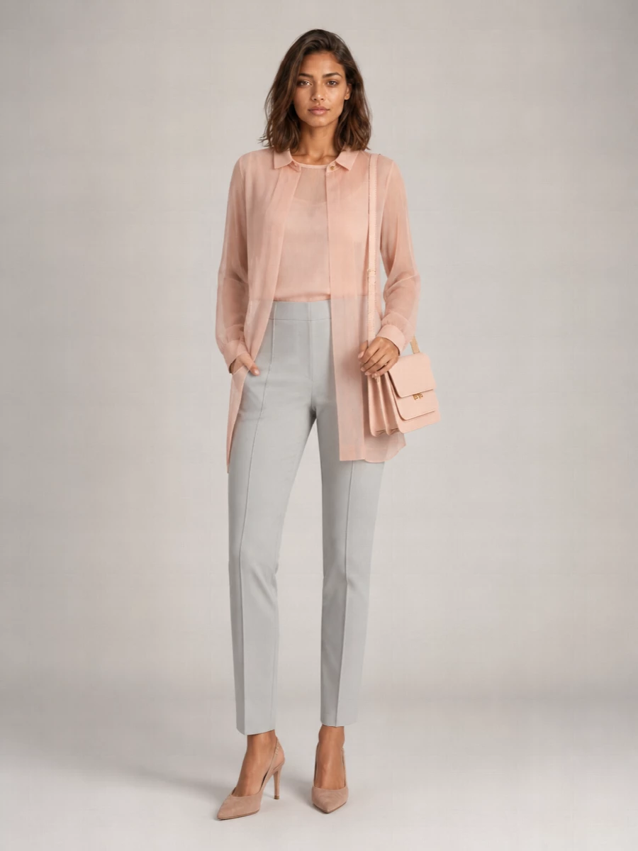 Giorgio Armani Silk Wide Shirt