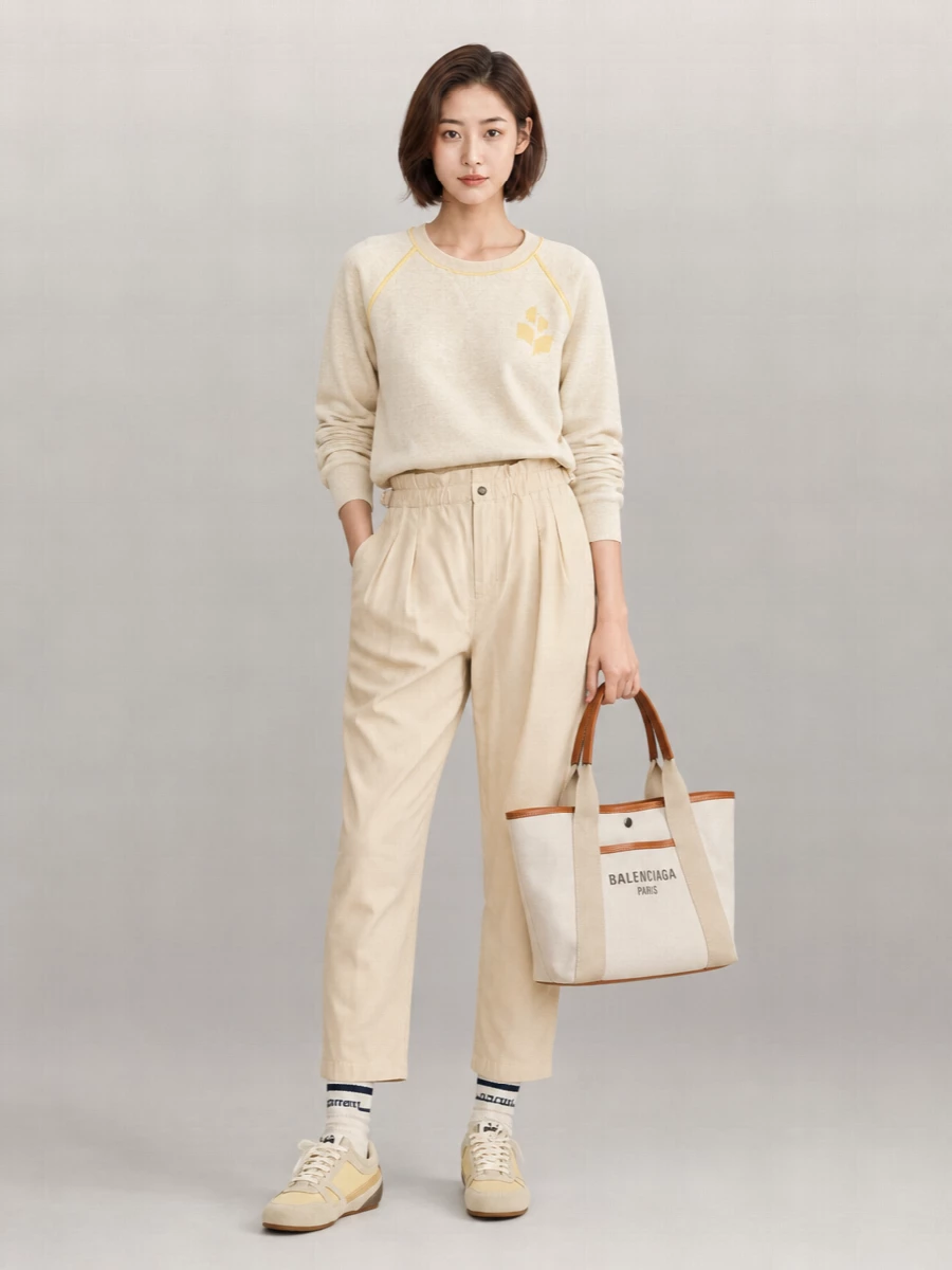 Isabel Marant Leather Lace-Up Sneakers