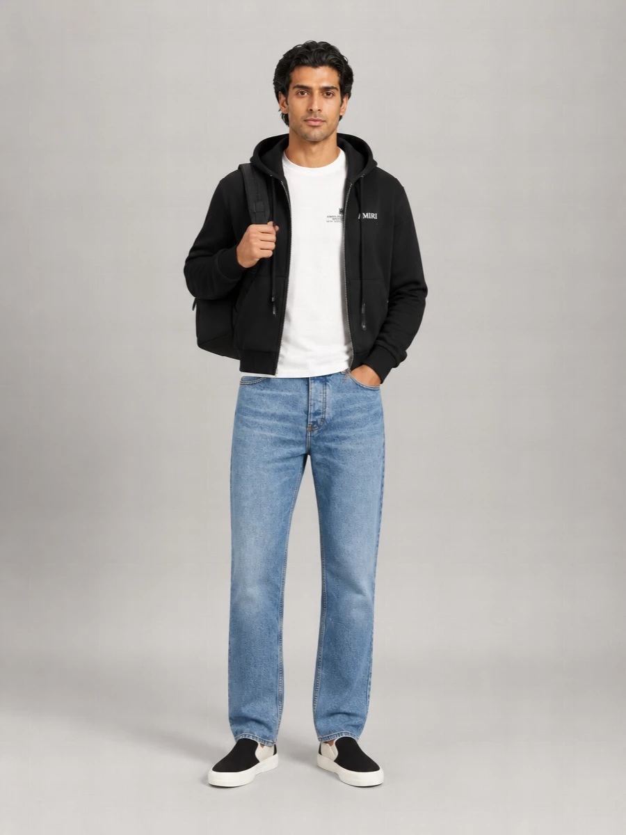 Amiri Cotton Hooded Jacket