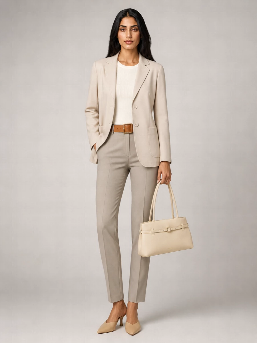 S Max Mara Flared Suit Trousers
