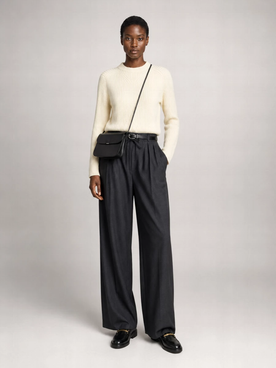 Loulou Studio Virgin Wool Wide-Leg Trousers