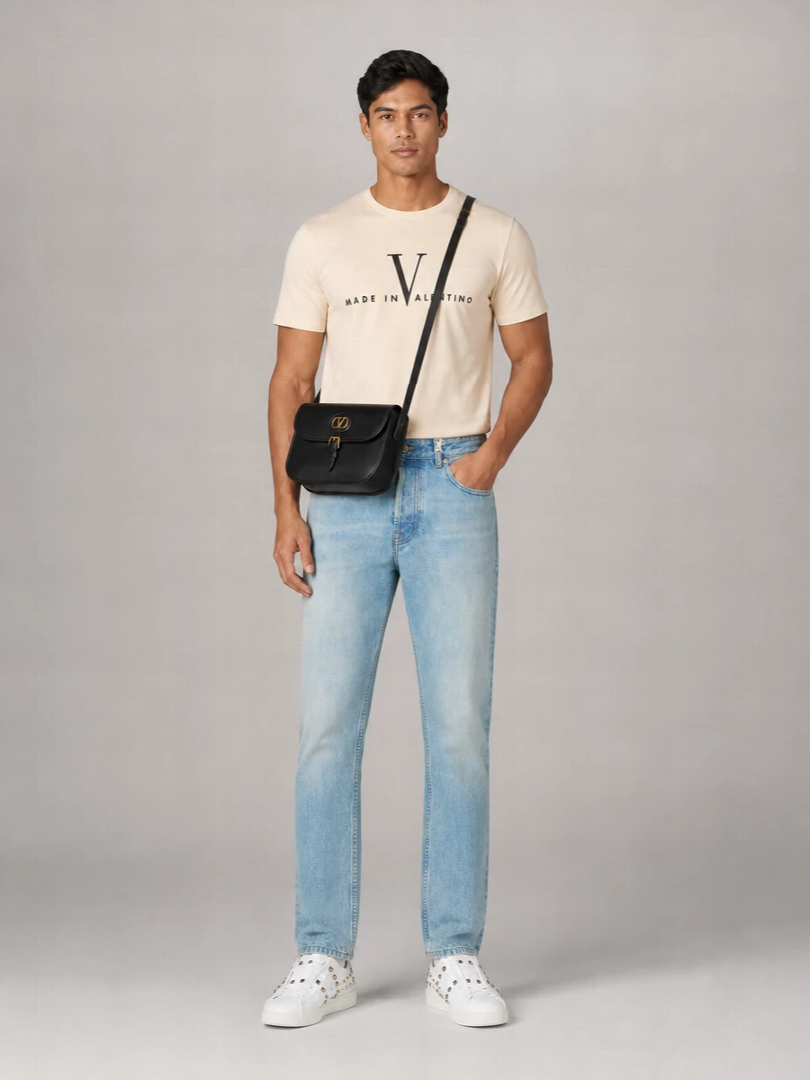 Valentino Garavani Leather Low-Top Sneakers