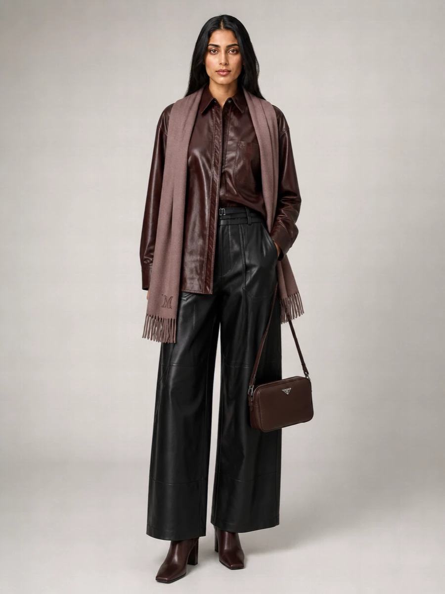 Sportmax Leather Shirt