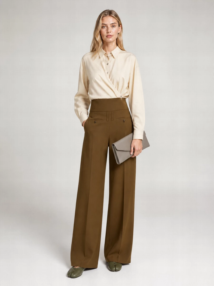 Celine Leather Crossbody Clutch Bag