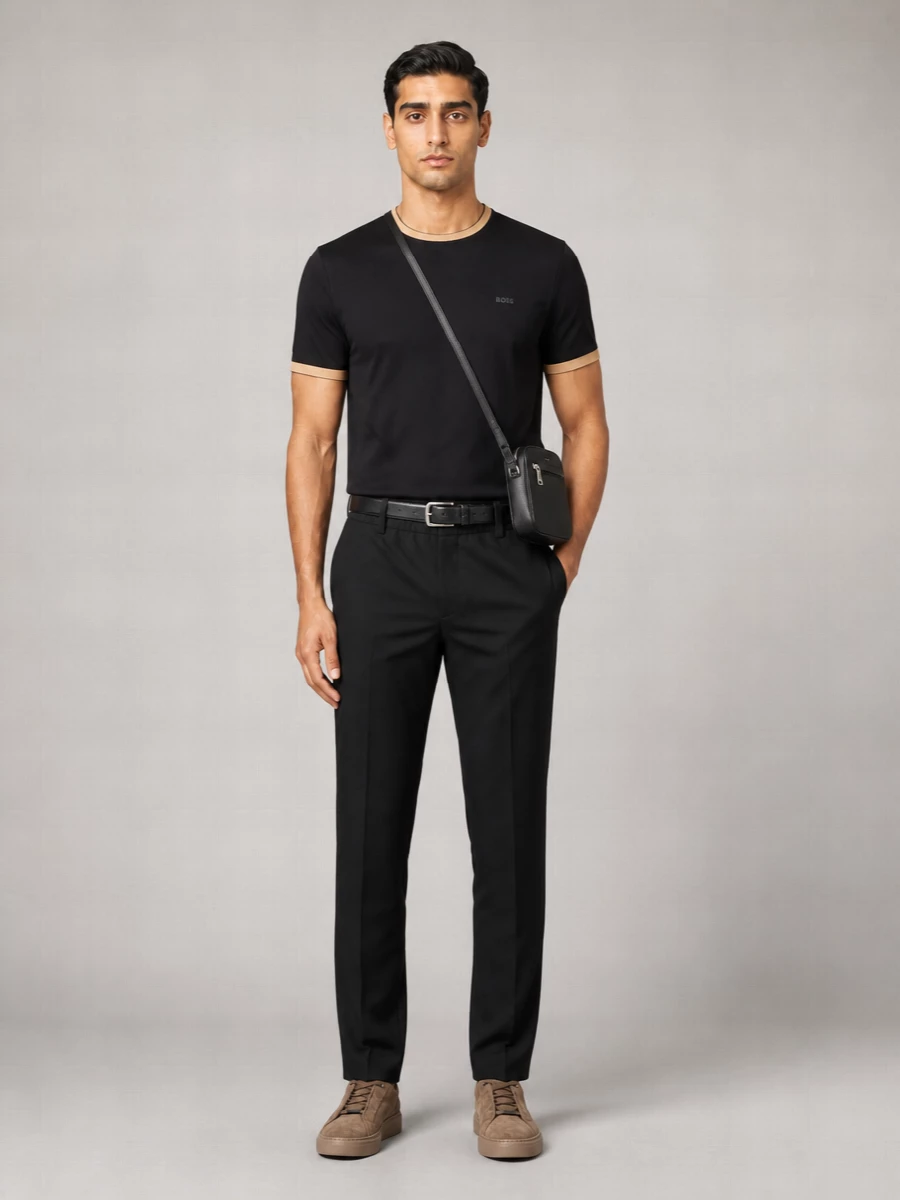 Boss Short-Sleeve Cotton T-Shirt