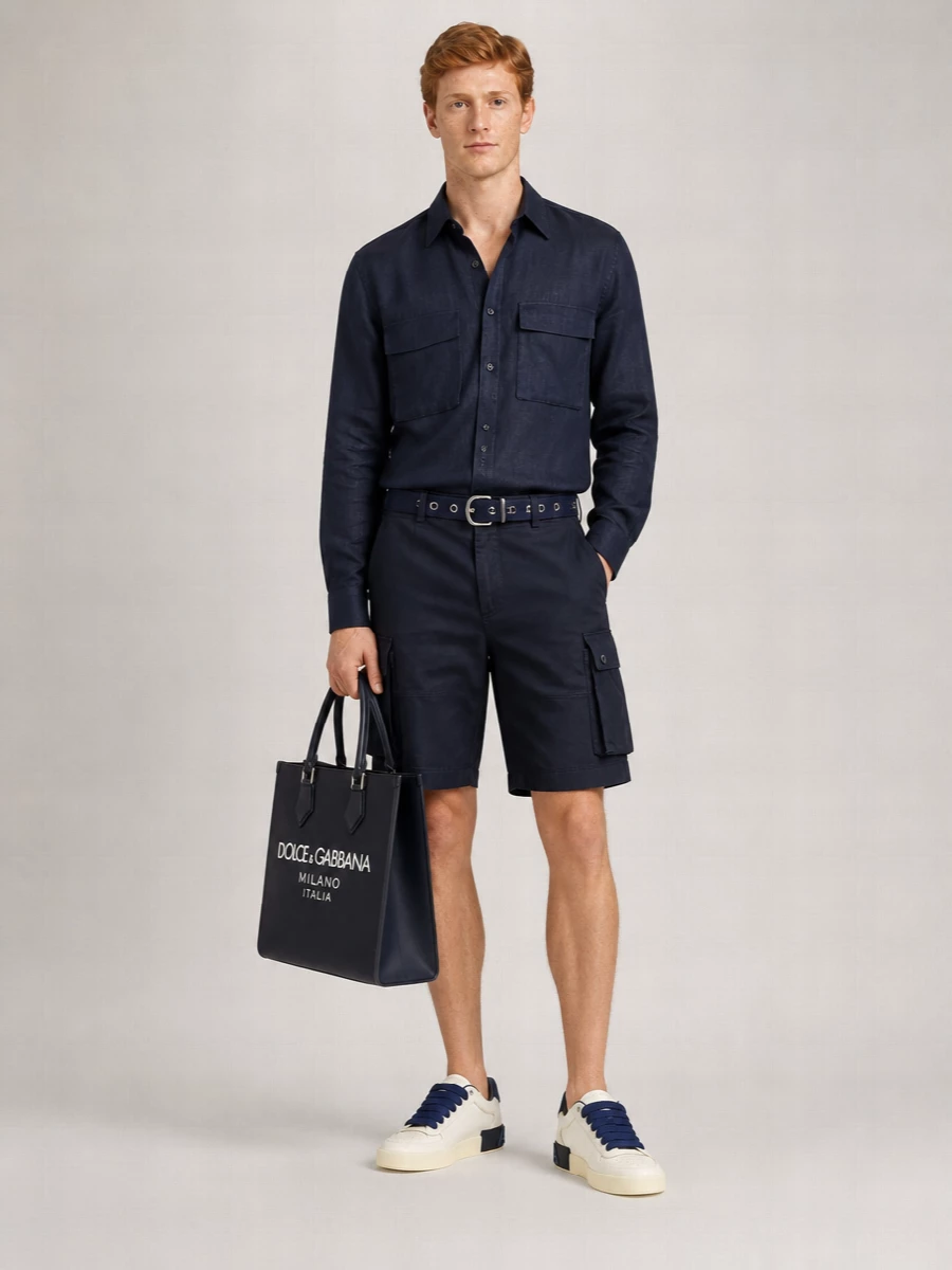 Dolce&Gabbana Cotton Regular-Fit Cargo Shorts