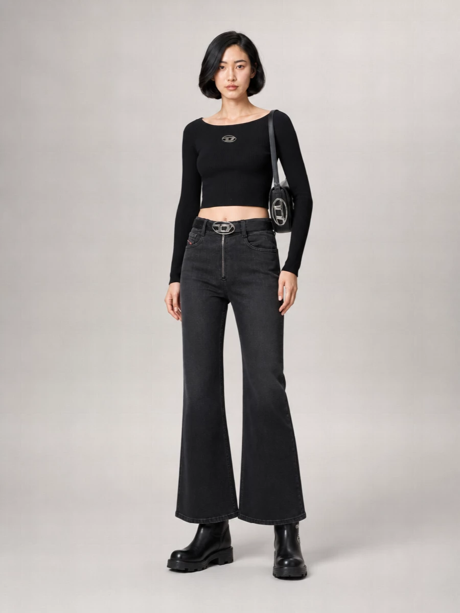 Diesel High-Rise Flared Jeans
