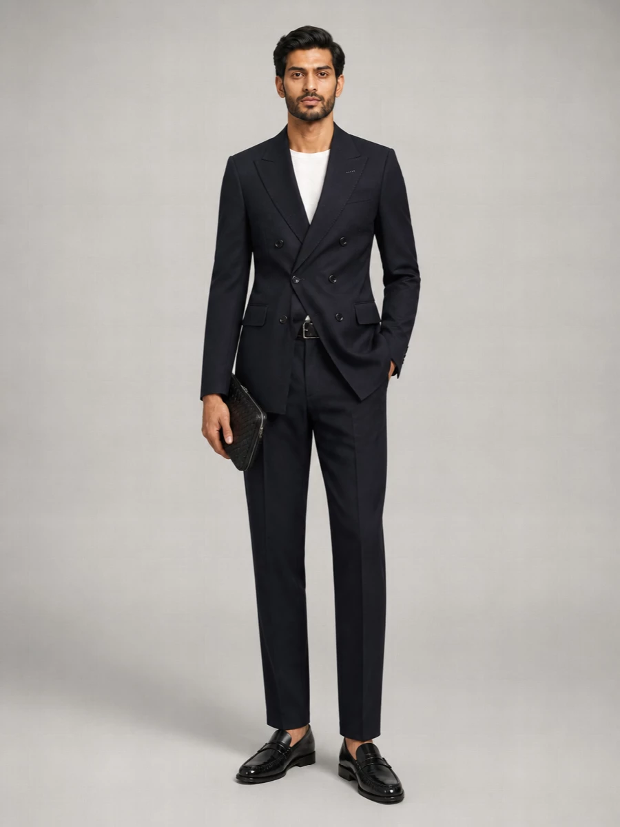 Tom Ford Wool Double Breasted Jacket