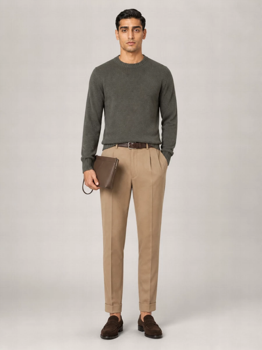 Pt Torino Virgin Wool Chinos