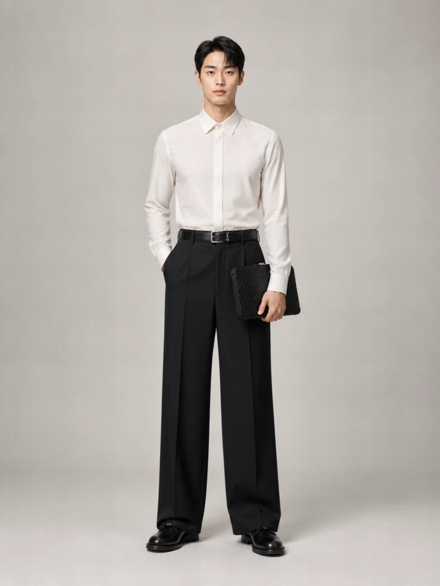 Valentino Garavani Virgin Wool Wide-Leg Trousers