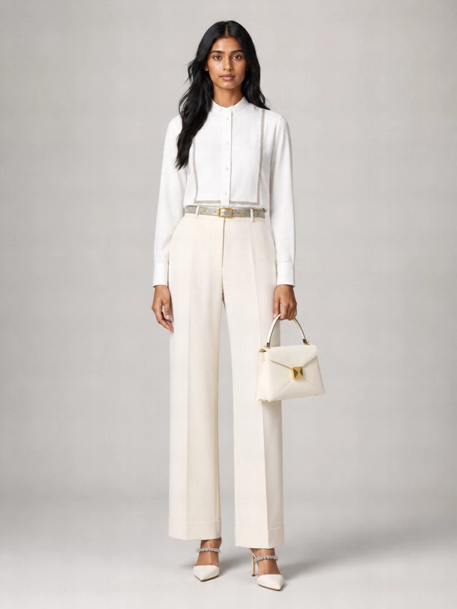 Jimmy Choo Satin Crystal Embellished Mules