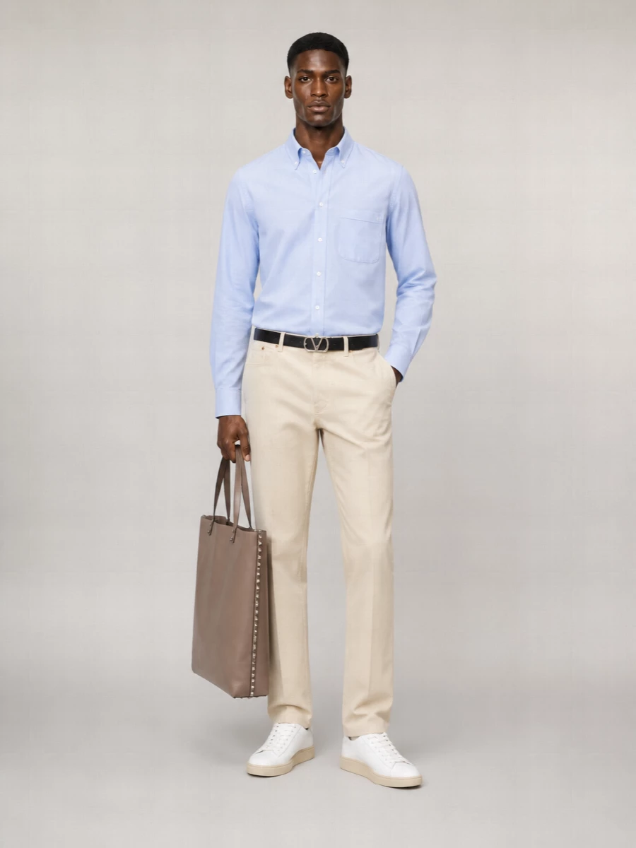 Valentino Denim Straight-Leg Jeans