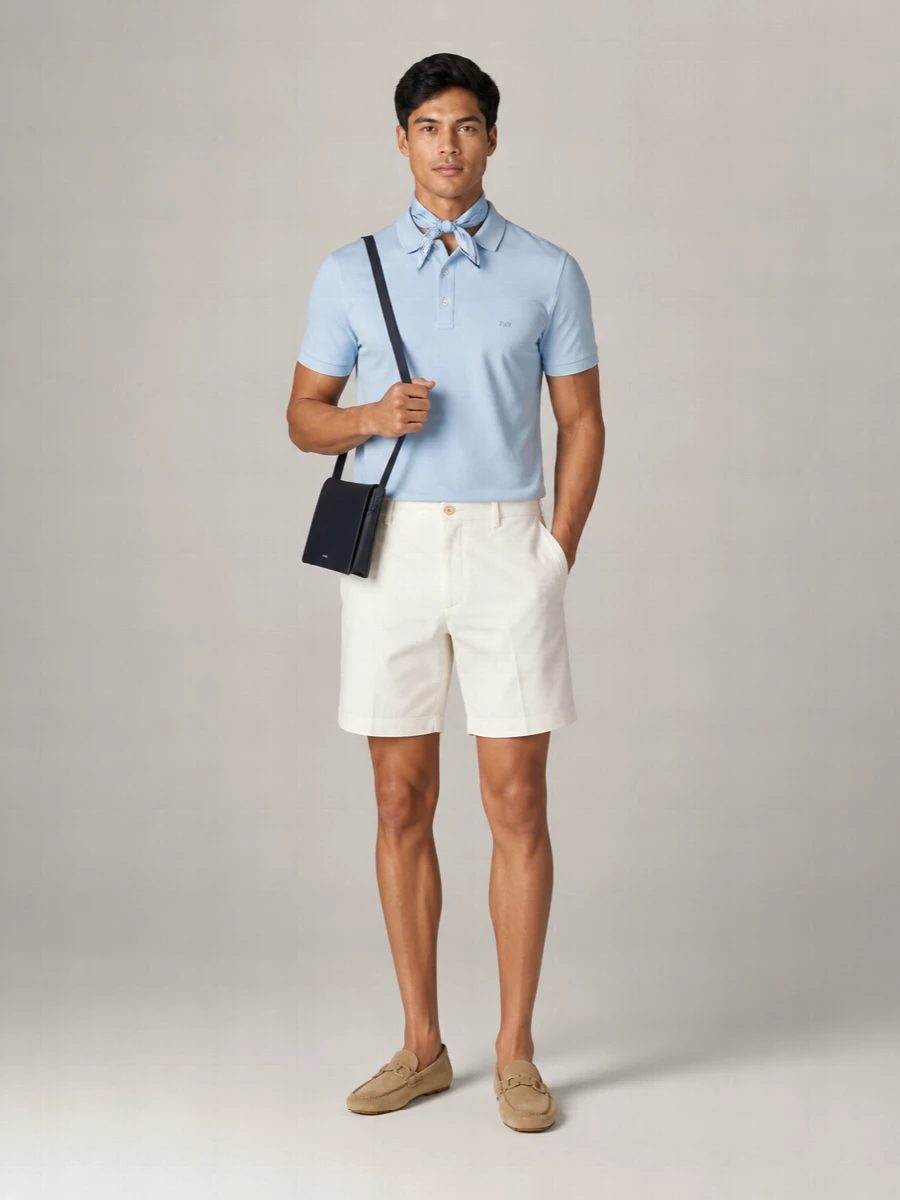 Fay Cotton Piqué Polo Shirt