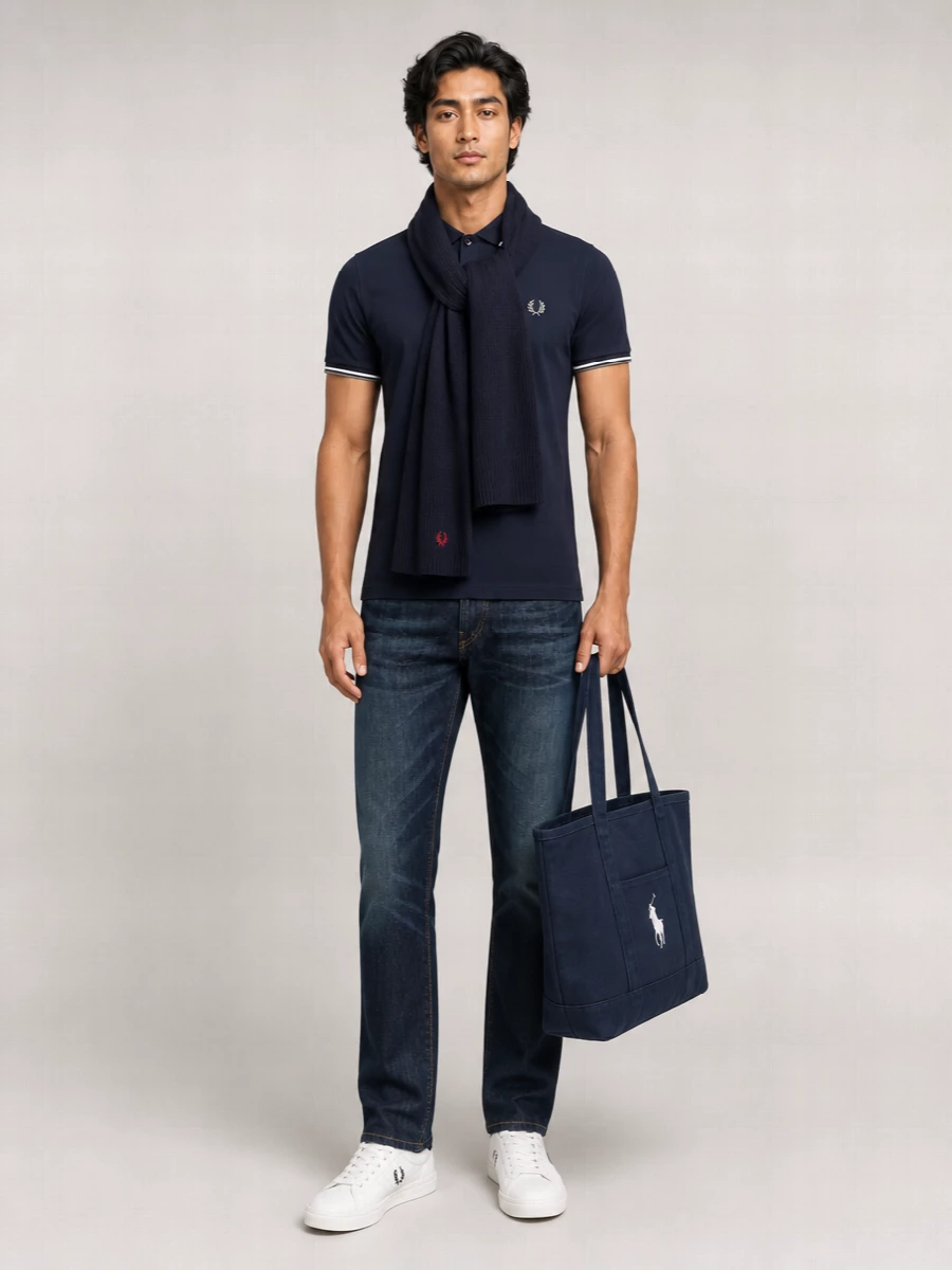 Fred Perry Twin Tipped Polo Shirt