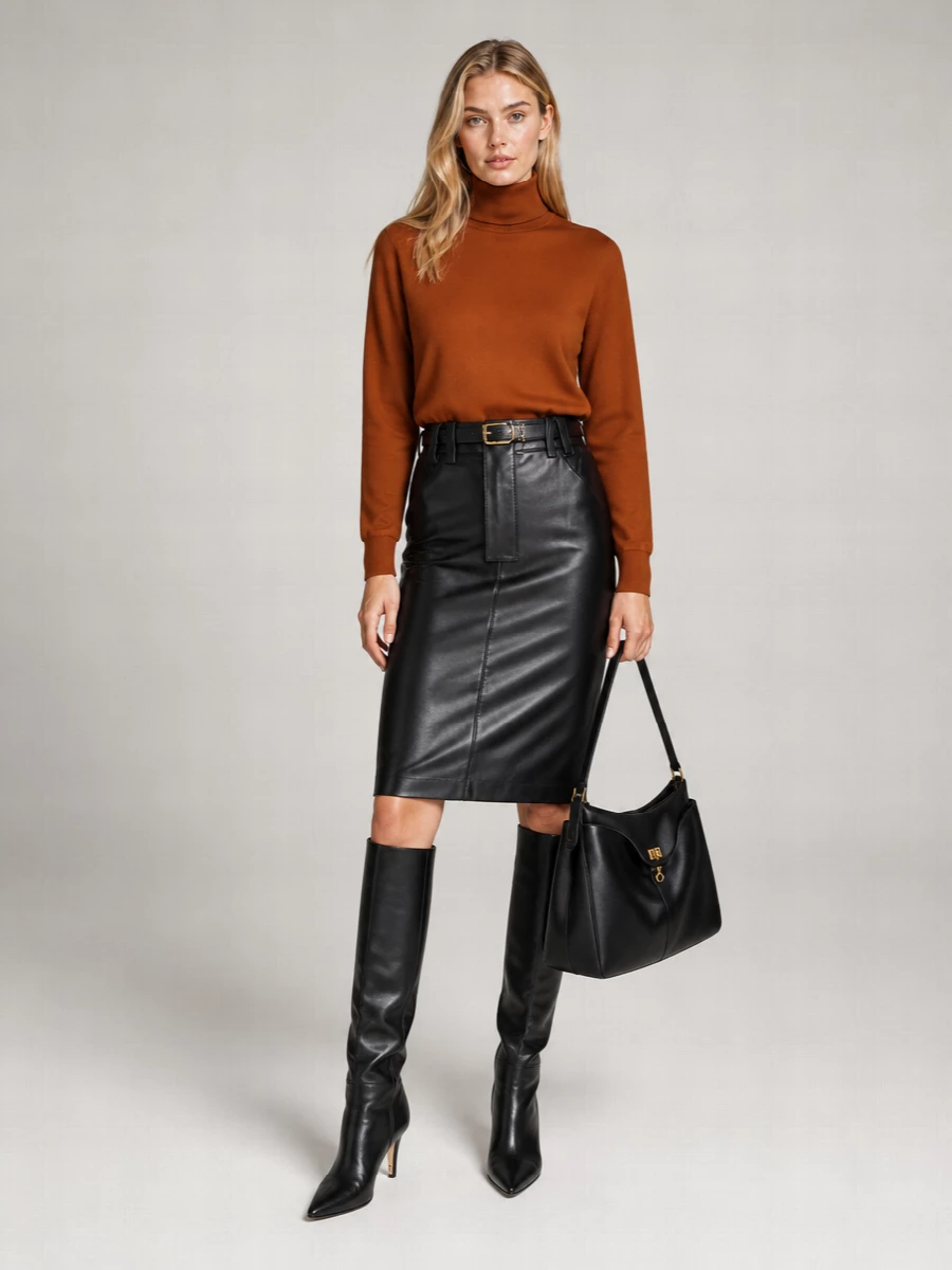 Saint Laurent Silk Halterneck Long-Sleeve Knitted Top