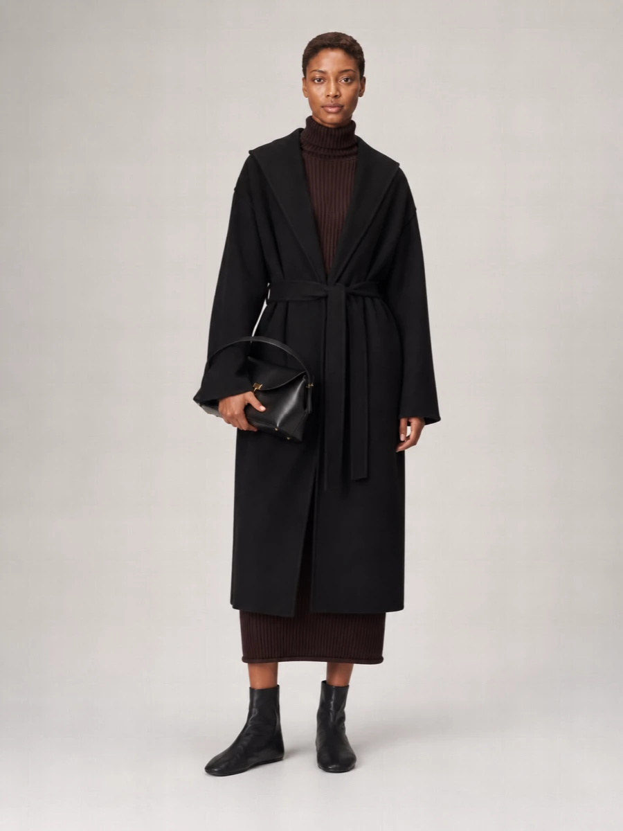 Totême wool hooded coat