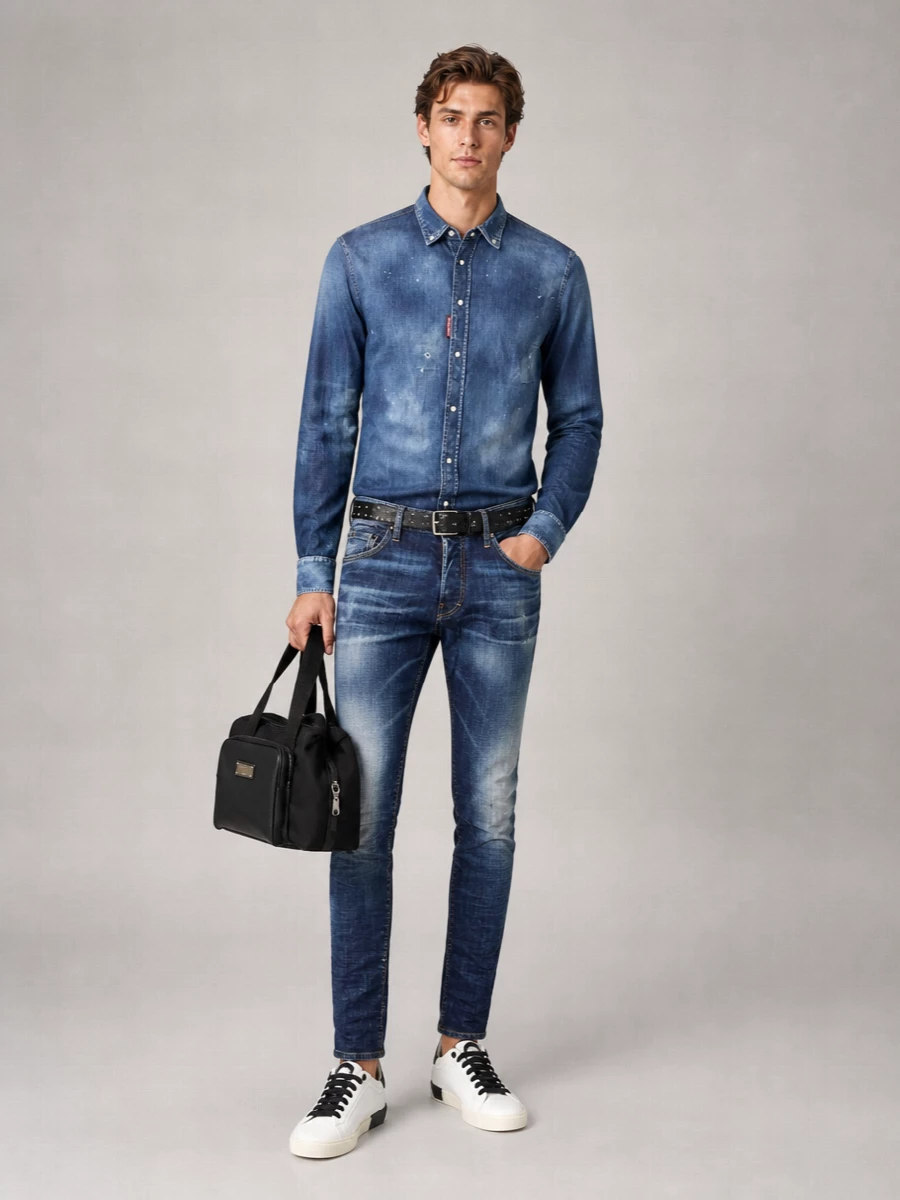 Dolce&Gabbana Calf Leather Low-Top Sneakers