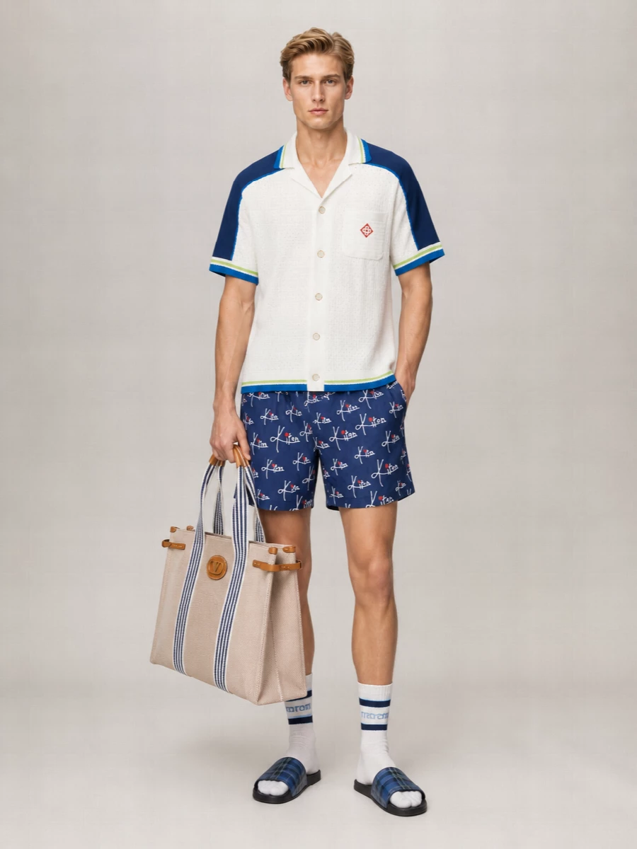 Kiton Patterned Swim Shorts