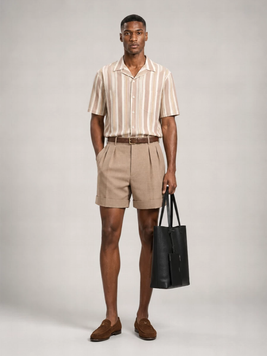 Saint Laurent Wool Bermuda Shorts