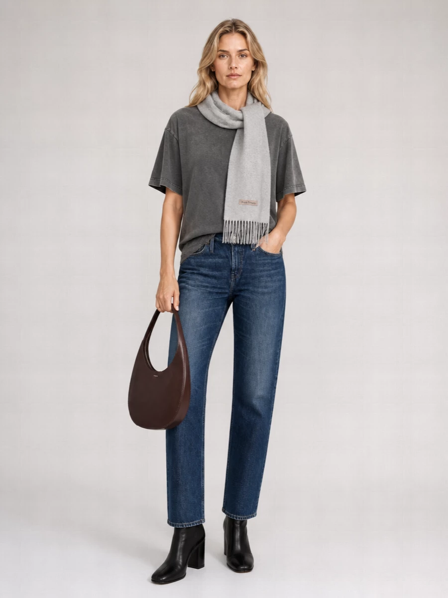 Acne Studios Denim Straight-Leg Trousers