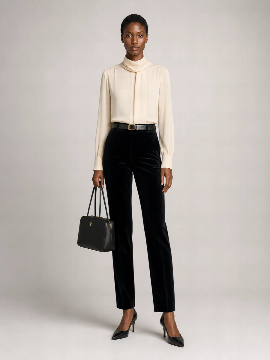 Prada Deer Leather Shoulder Bag