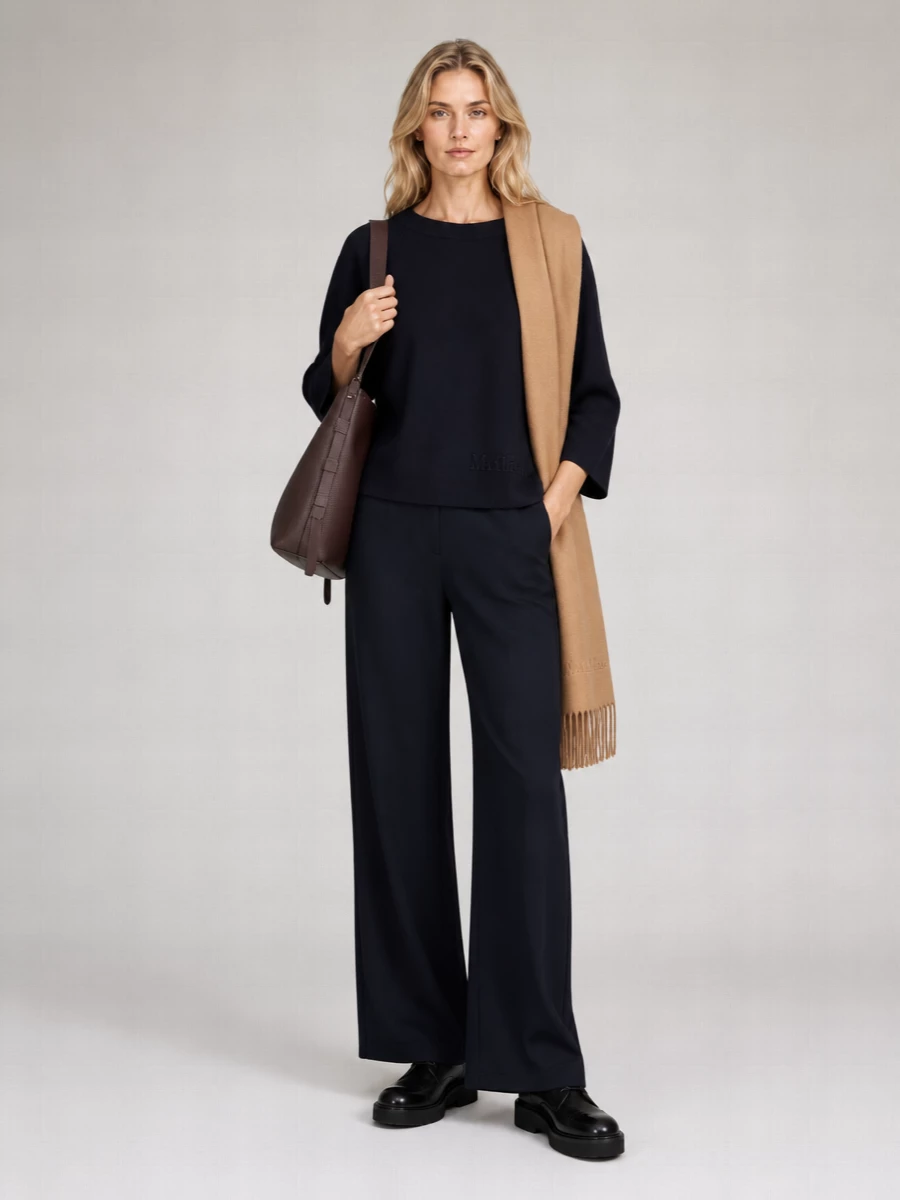Max Mara Viscose Wool Oversized Jumper