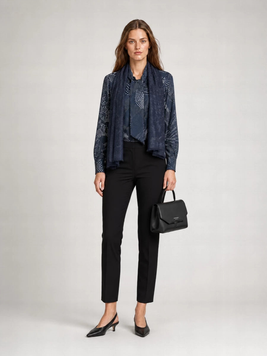 Emporio Armani Printed Long-Sleeve Shirt