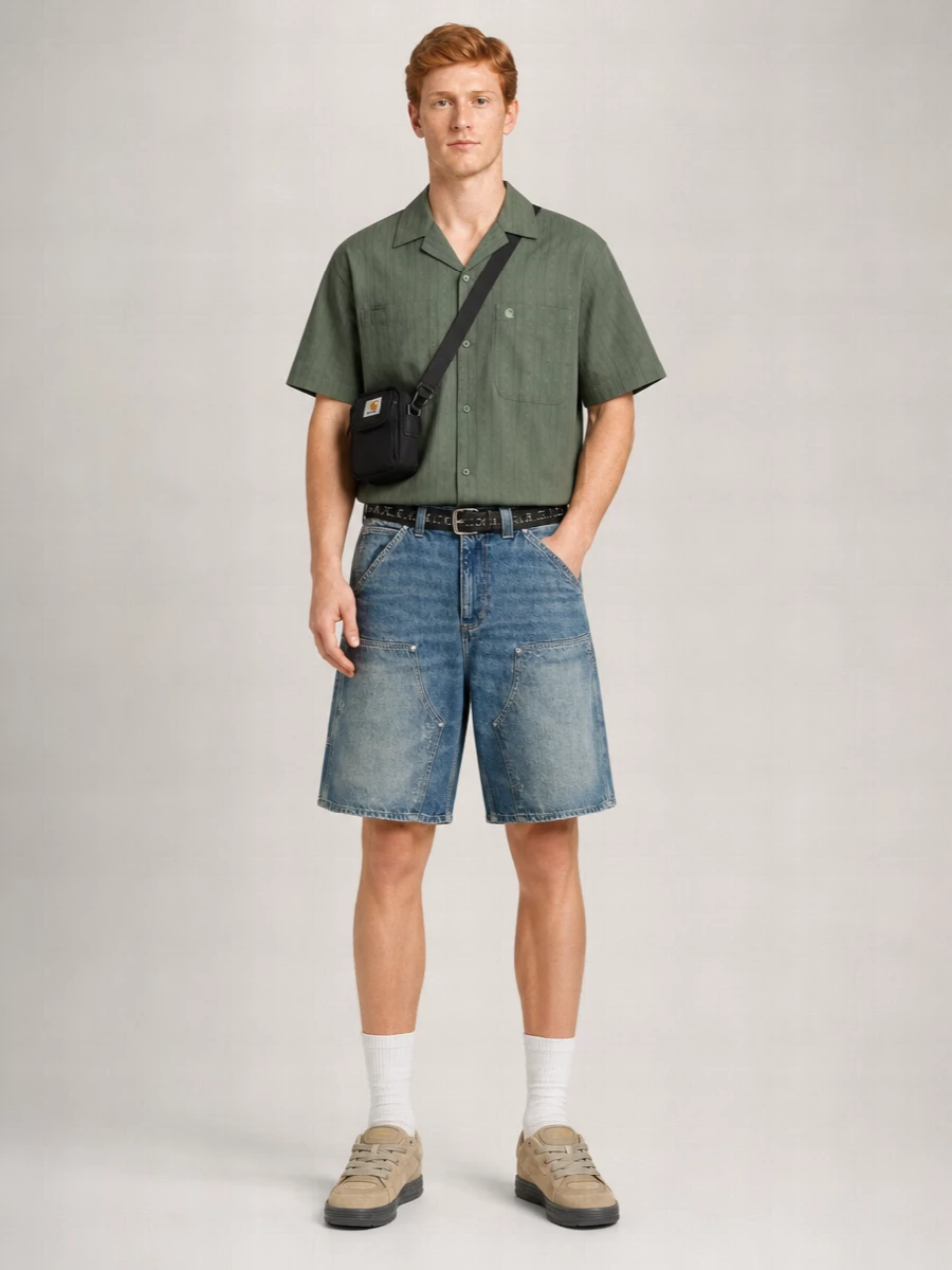 Carhartt Wip Denim Cargo Shorts
